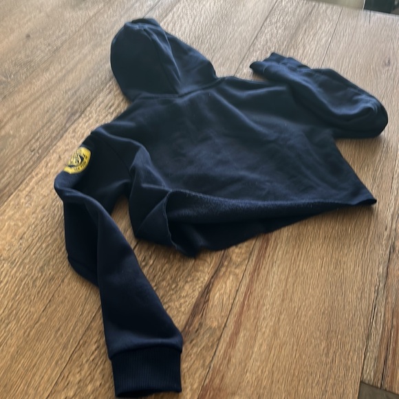 Top shop by Tee and Cake NYPD Crop Hoodie - Picture 8 of 11